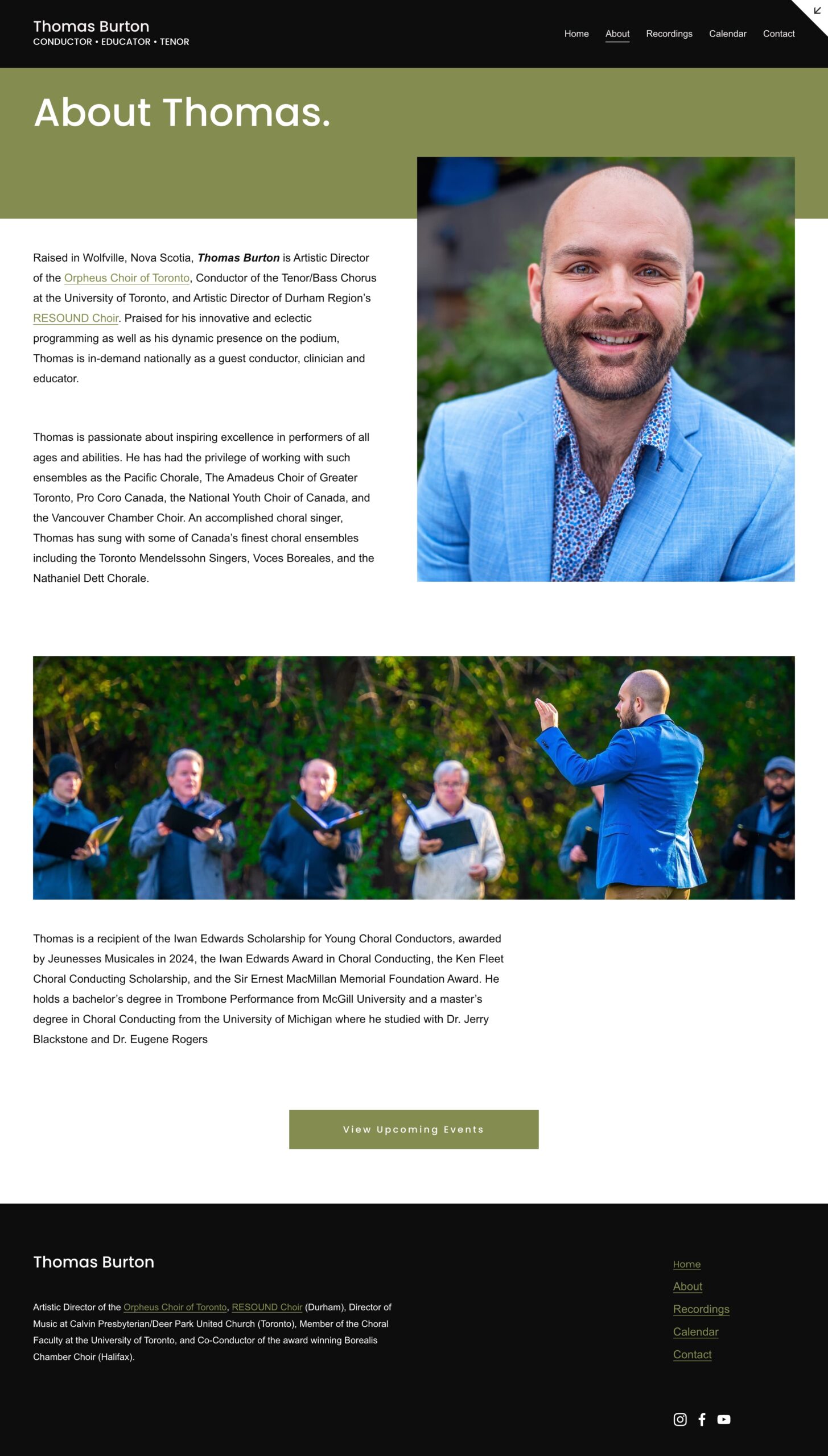 Thomas Buton - About Page